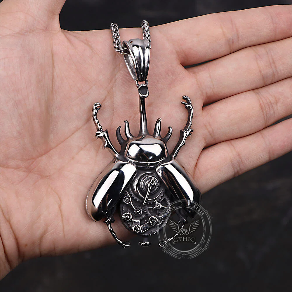 17970-punk-mechanical-gear-beetle-stainless-steel-pendant-3.webp Punk Mechanical Gear Beetle Stainless Steel Pendant