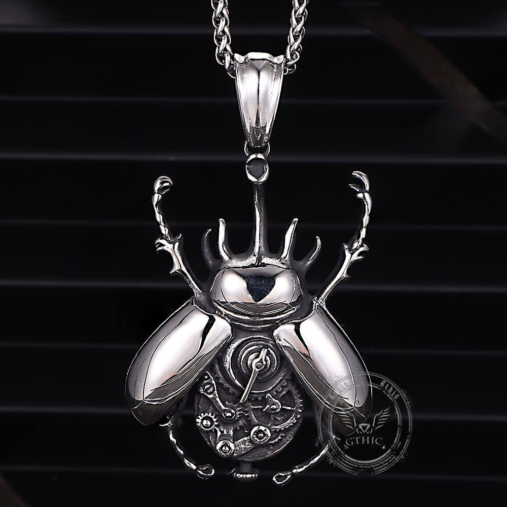 17970-punk-mechanical-gear-beetle-stainless-steel-pendant-5.jpg Punk Mechanical Gear Beetle Stainless Steel Pendant