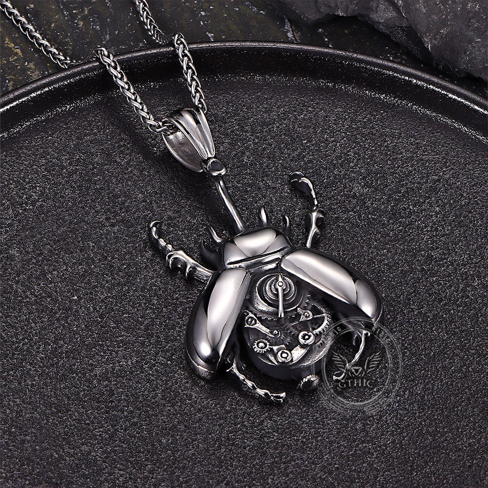 17970-punk-mechanical-gear-beetle-stainless-steel-pendant-6.jpg Punk Mechanical Gear Beetle Stainless Steel Pendant