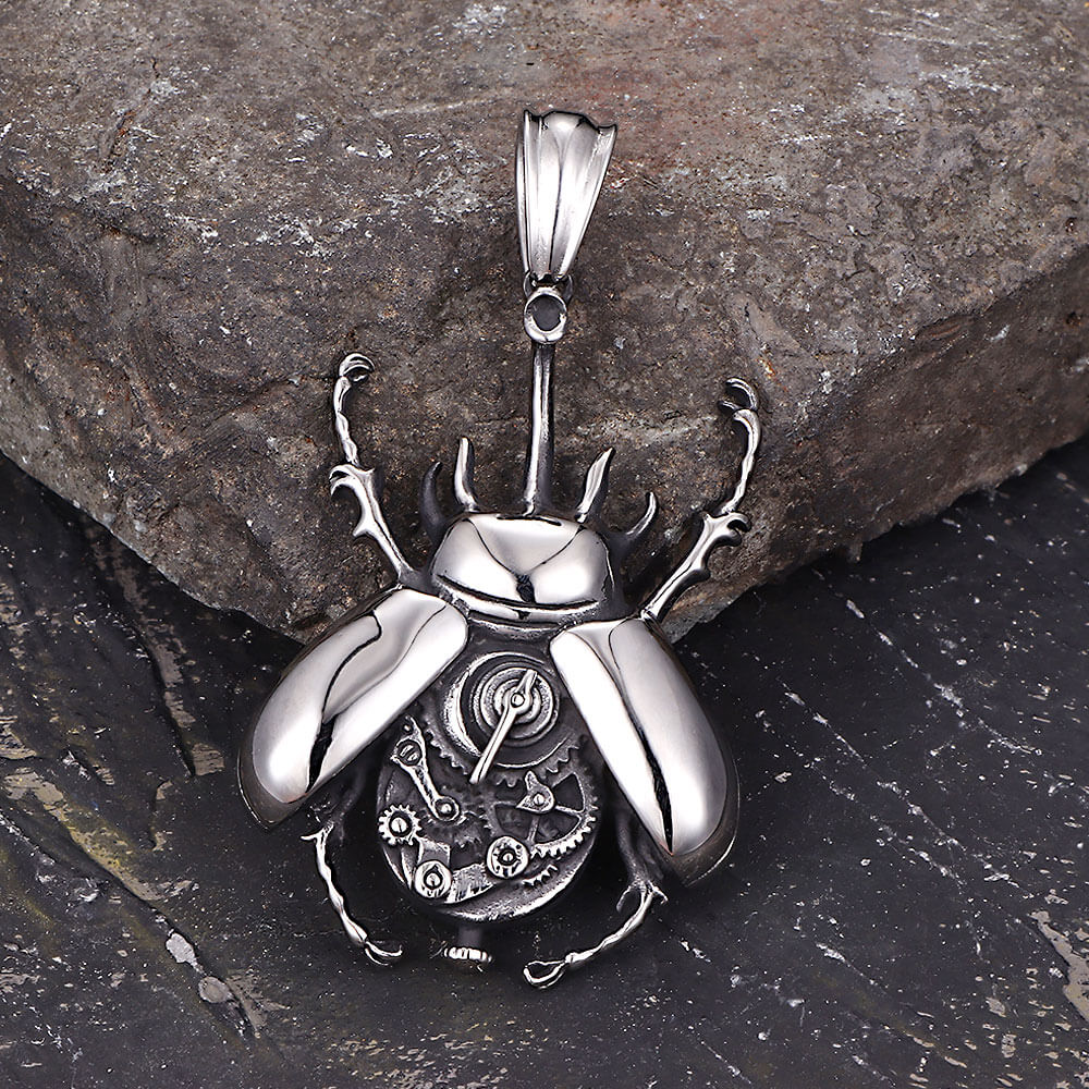 17970-punk-mechanical-gear-beetle-stainless-steel-pendant-7.jpg Punk Mechanical Gear Beetle Stainless Steel Pendant