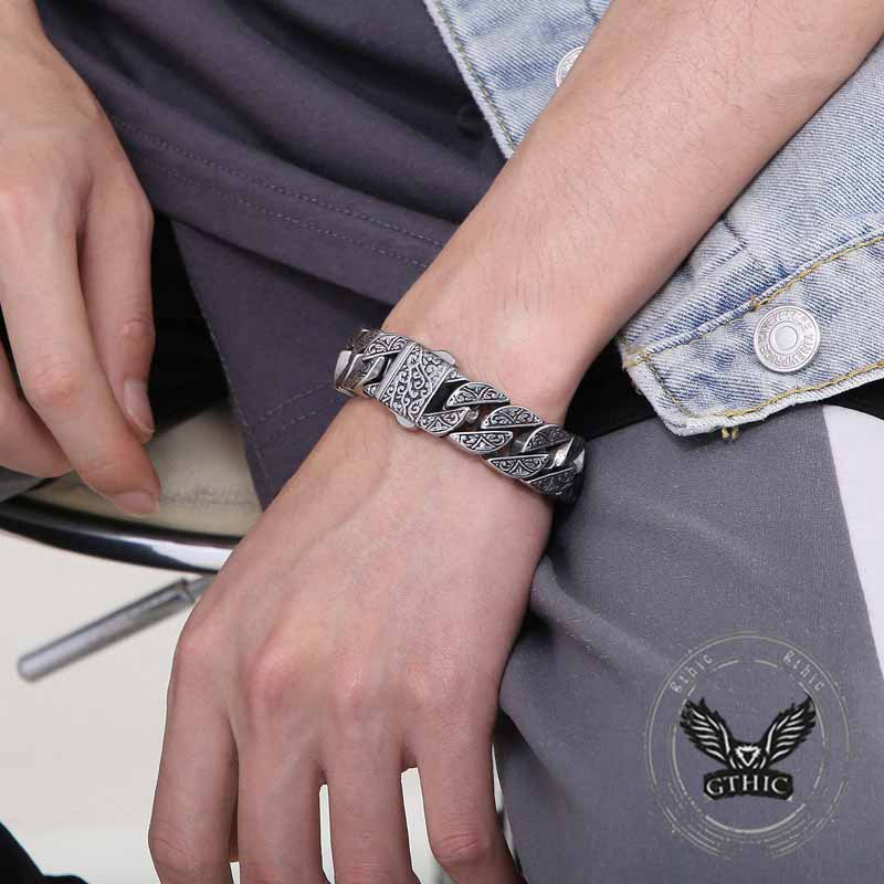 Punk Creative Pattern Stainless Steel Bracelet