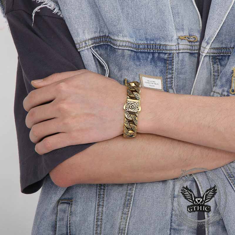 Punk Creative Pattern Stainless Steel Bracelet