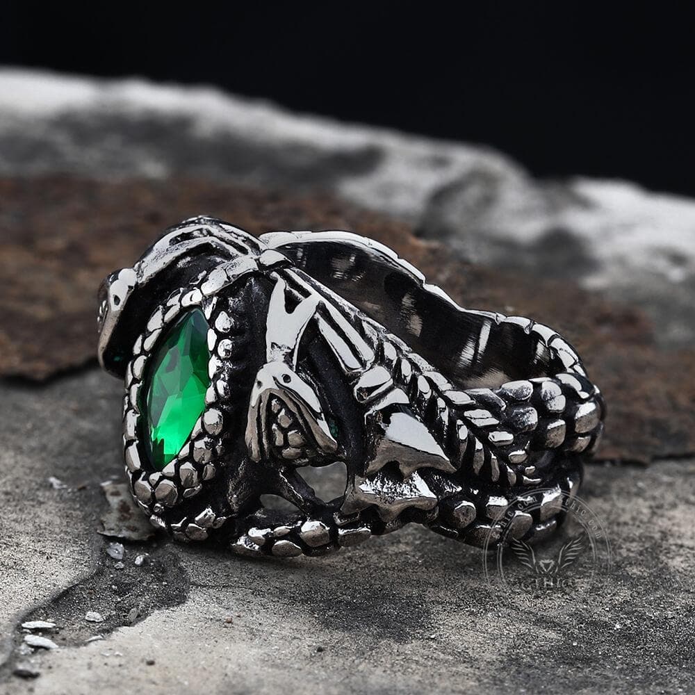 1805-power-snake-stainless-steel-beast-ring-4.jpg Power Snake Stainless Steel Beast Ring