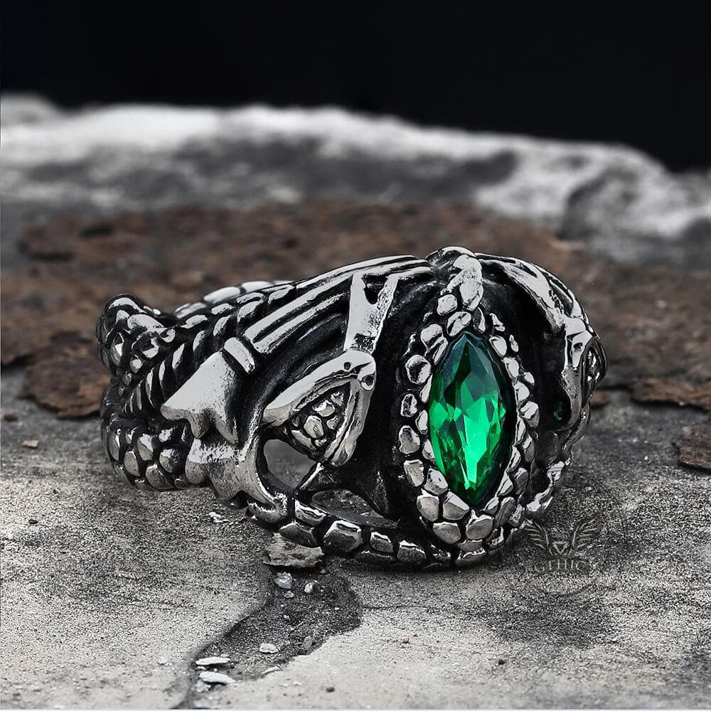 1805-power-snake-stainless-steel-beast-ring-5.jpg Power Snake Stainless Steel Beast Ring