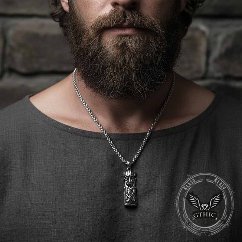 18288-viking-odin-portrait-warrior-stainless-steel-pendant-2.jpg Viking Odin Portrait Warrior Stainless Steel Pendant