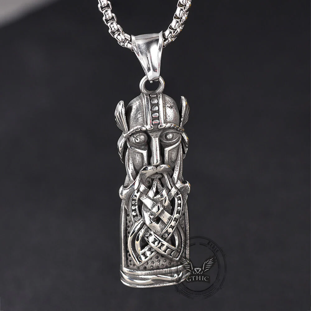 18288-viking-odin-portrait-warrior-stainless-steel-pendant-6.webp Viking Odin Portrait Warrior Stainless Steel Pendant