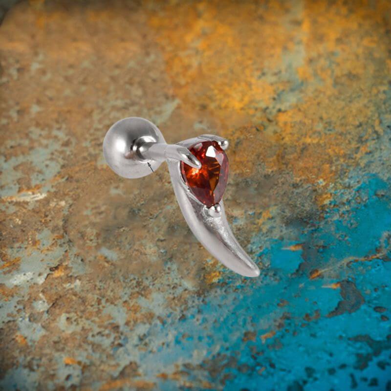 18407-gothic-red-zircon-snake-stainless-steel-animal-piercing-earrings-13.jpg Gothic Red Zircon Snake Stainless Steel Animal Piercing Earrings