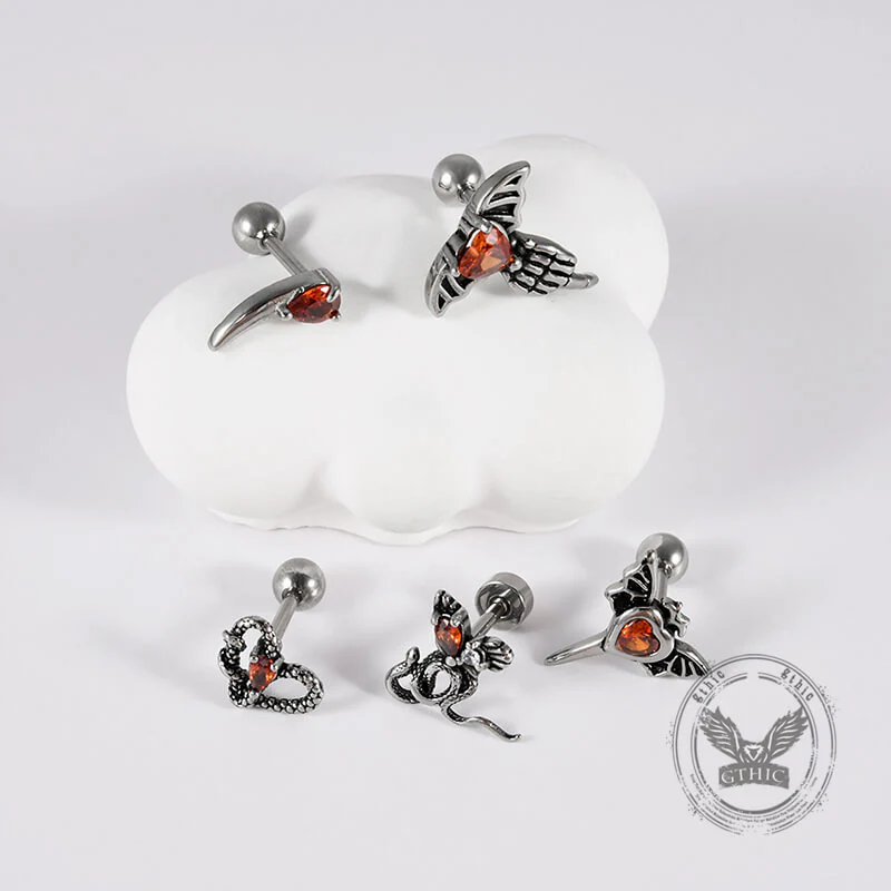 18407-gothic-red-zircon-snake-stainless-steel-animal-piercing-earrings-4.webp Gothic Red Zircon Snake Stainless Steel Animal Piercing Earrings