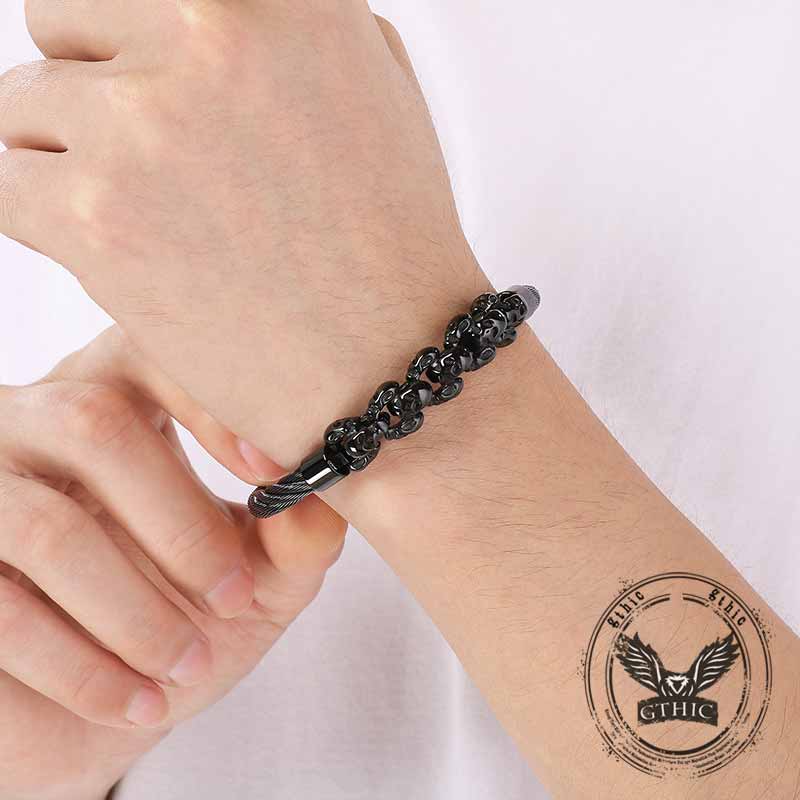 18413-punk-skull-wire-splicing-stainless-steel-bracelet-3.jpg Punk Skull Wire Splicing Stainless Steel Bracelet