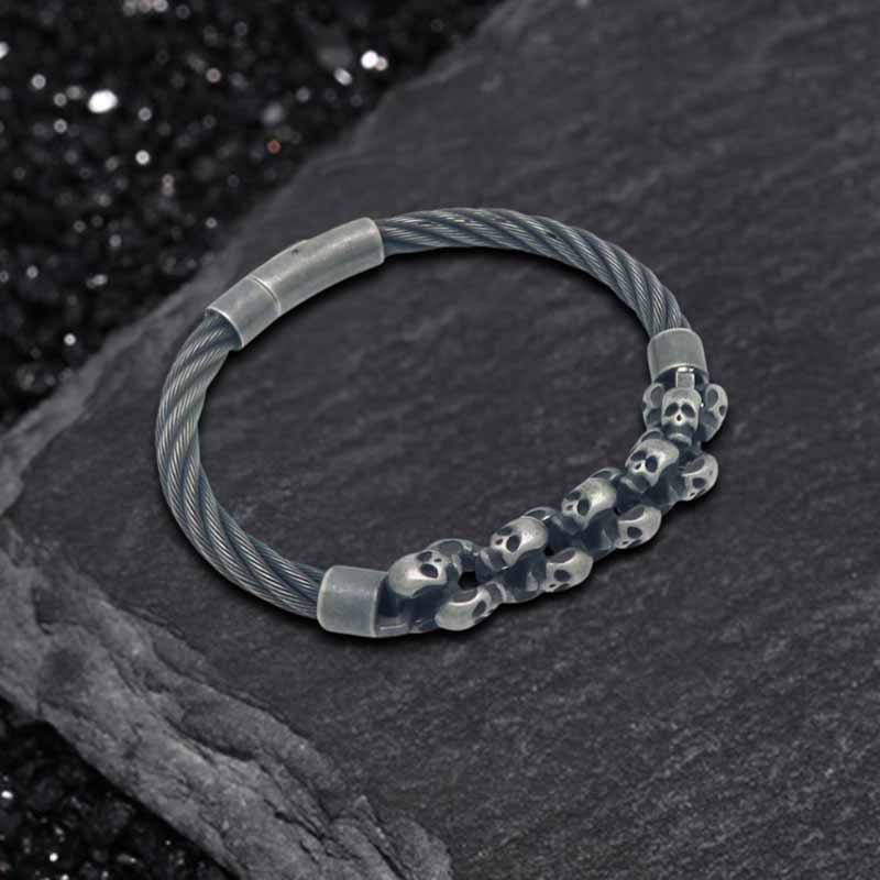 18413-punk-skull-wire-splicing-stainless-steel-bracelet-9.jpg Punk Skull Wire Splicing Stainless Steel Bracelet