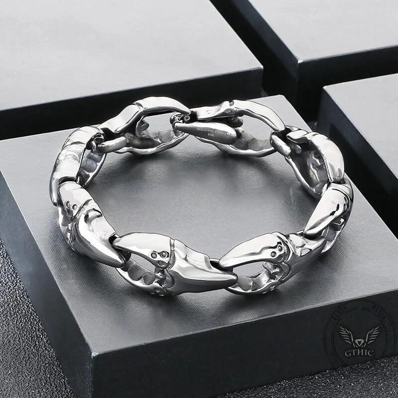 18423-punk-crab-claw-interlocking-stainless-steel-bracelet-5.webp Punk Crab Claw Interlocking Stainless Steel Bracelet