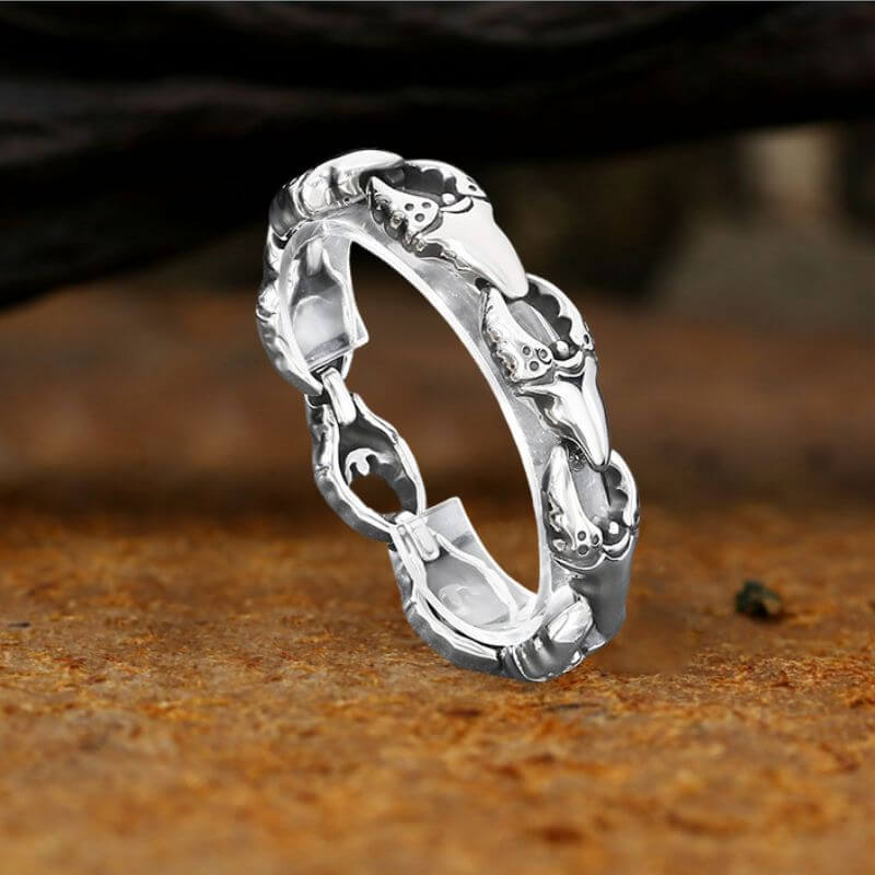 18423-punk-crab-claw-interlocking-stainless-steel-bracelet-6.jpg Punk Crab Claw Interlocking Stainless Steel Bracelet