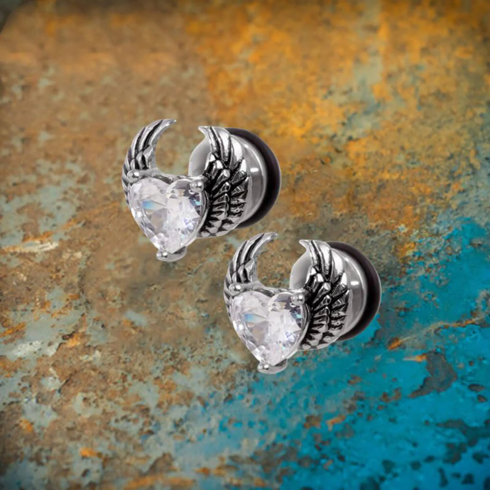 18463-punk-zircon-heart-wing-stainless-steel-stud-earrings-5.webp Punk Zircon Heart Wing Stainless Steel Stud Earrings