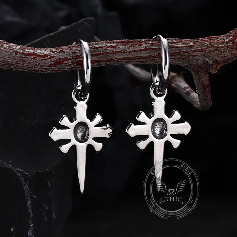 18542-punk-skull-nail-cross-stainless-steel-gem-earrings-8.webp Punk Skull Nail Cross Stainless Steel Gem Earrings
