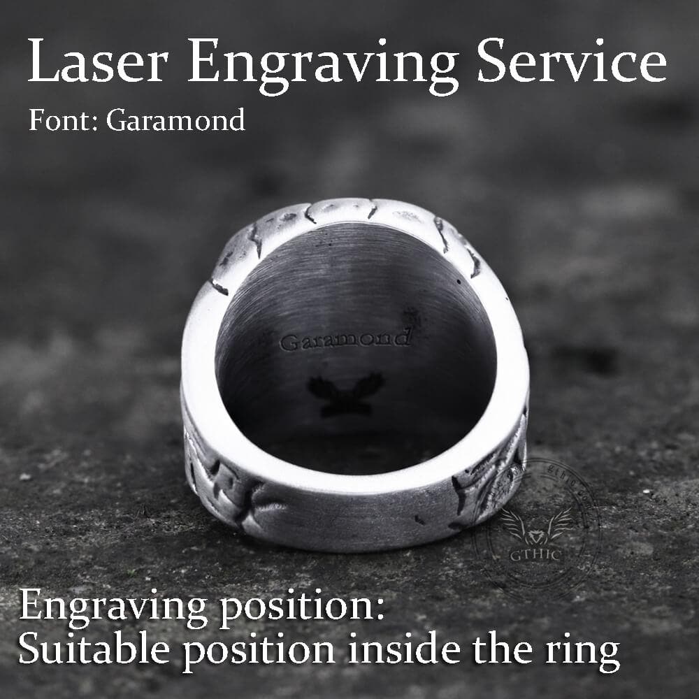 1871-cracked-stone-texture-stainless-steel-ring-7.jpg Cracked Stone Texture Stainless Steel Ring