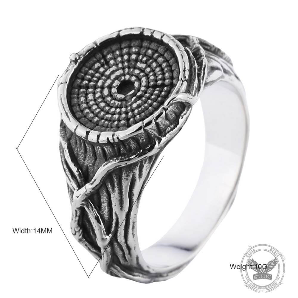 18760-vintage-textured-tree-stump-stainless-steel-ring-12.jpg Vintage Textured Tree Stump Stainless Steel Ring