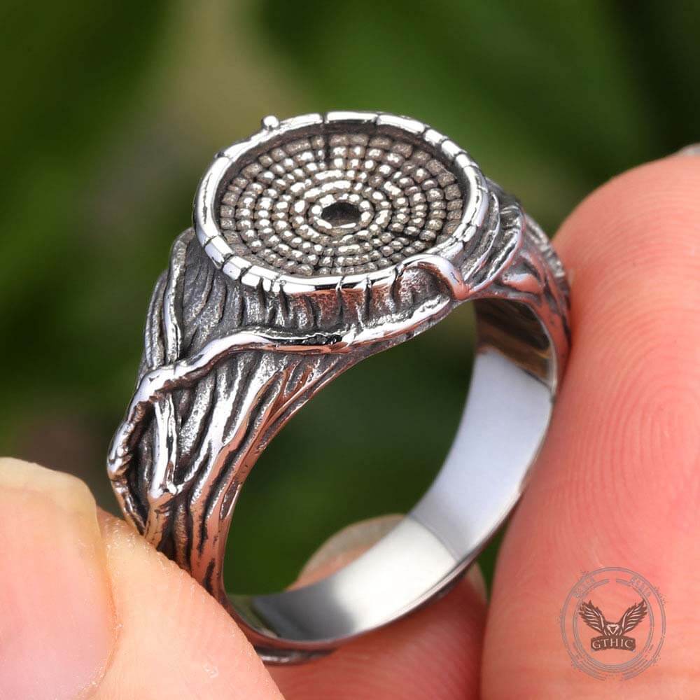 18760-vintage-textured-tree-stump-stainless-steel-ring-4.jpg Vintage Textured Tree Stump Stainless Steel Ring