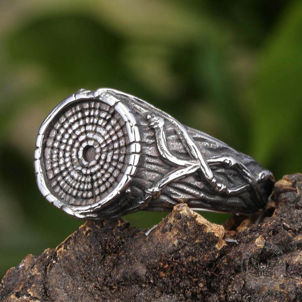 18760-vintage-textured-tree-stump-stainless-steel-ring-5.jpg Vintage Textured Tree Stump Stainless Steel Ring