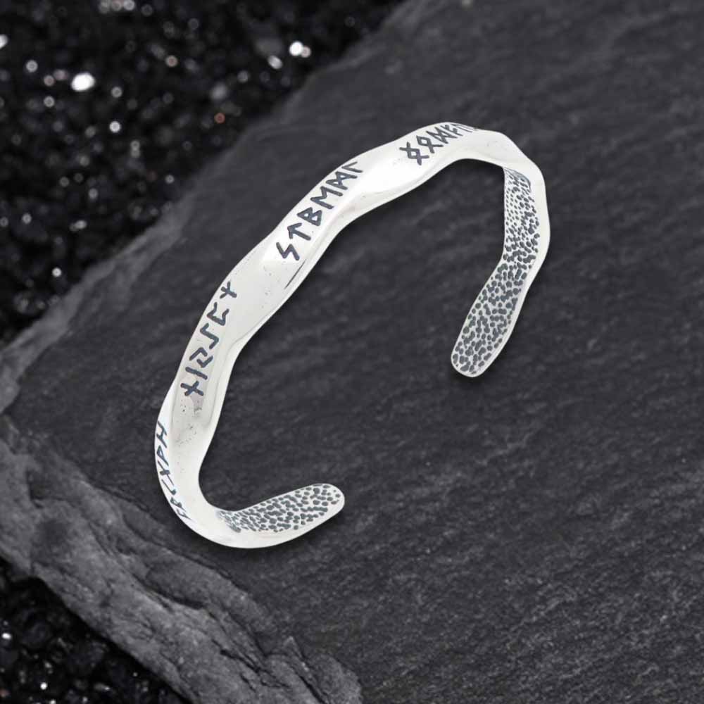 18924-b-viking-rune-66-mm-9-mm-b-viking-rune-66-mm-9-mm-variation-1.jpg Viking Rune Möbius Twisted Stainless Steel Open Bracelet