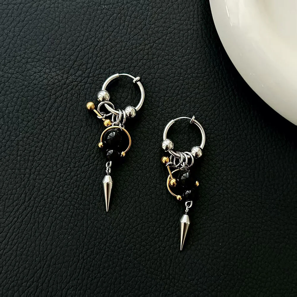 18945-punk-studded-cone-double-ring-stainless-steel-earrings-3.webp Punk Studded Cone Double Ring Stainless Steel Earrings