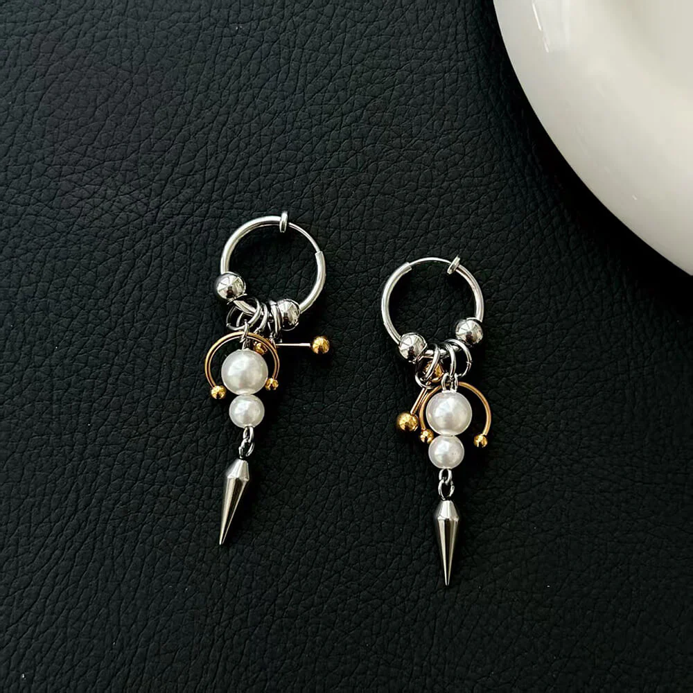 18945-punk-studded-cone-double-ring-stainless-steel-earrings-4.webp Punk Studded Cone Double Ring Stainless Steel Earrings