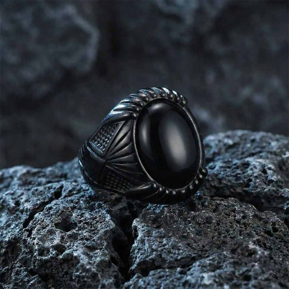 18985-punk-black-gemstone-stainless-steel-biker-ring-5.jpg Punk Black Gemstone Stainless Steel Biker Ring