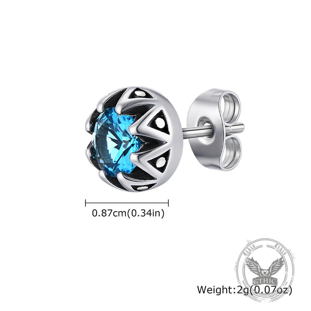 19039-punk-gem-crown-trendy-stainless-steel-stud-earrings-10.webp Punk Gem Crown Trendy Stainless Steel Stud Earrings
