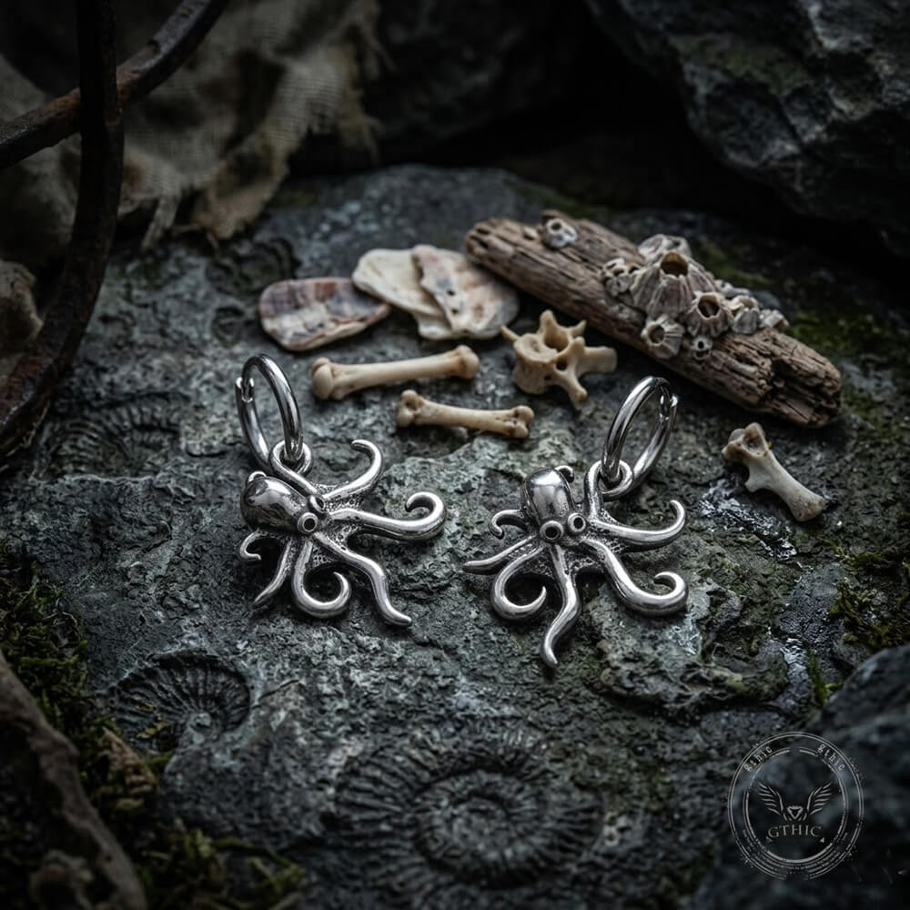19208-retro-dark-style-stainless-steel-octopus-drop-earrings-4.jpg Retro Dark-Style Stainless Steel Octopus Drop Earrings