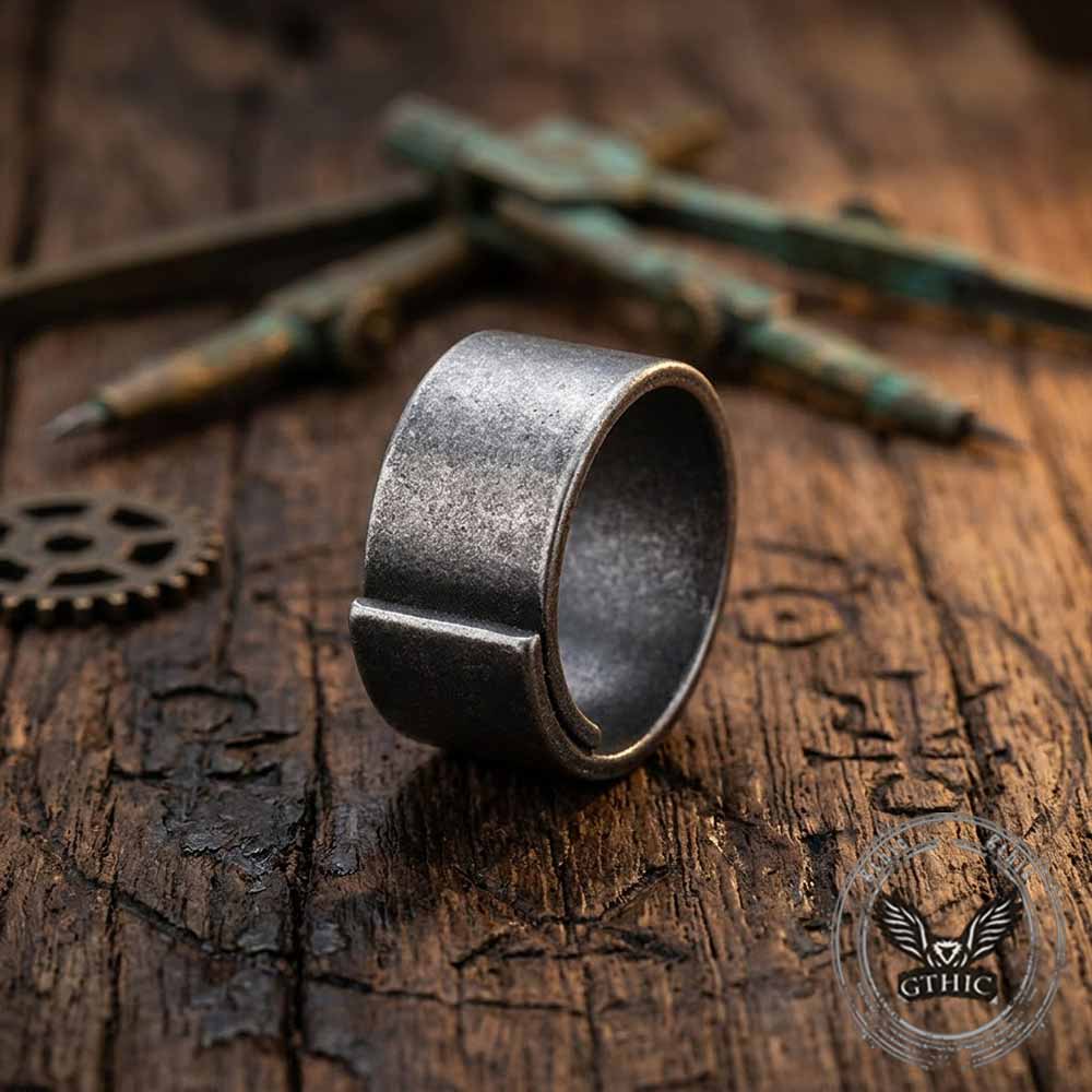 19227-retro-distressed-stainless-steel-wrap-band-ring-1.jpg Retro Distressed Stainless Steel Wrap Band Ring