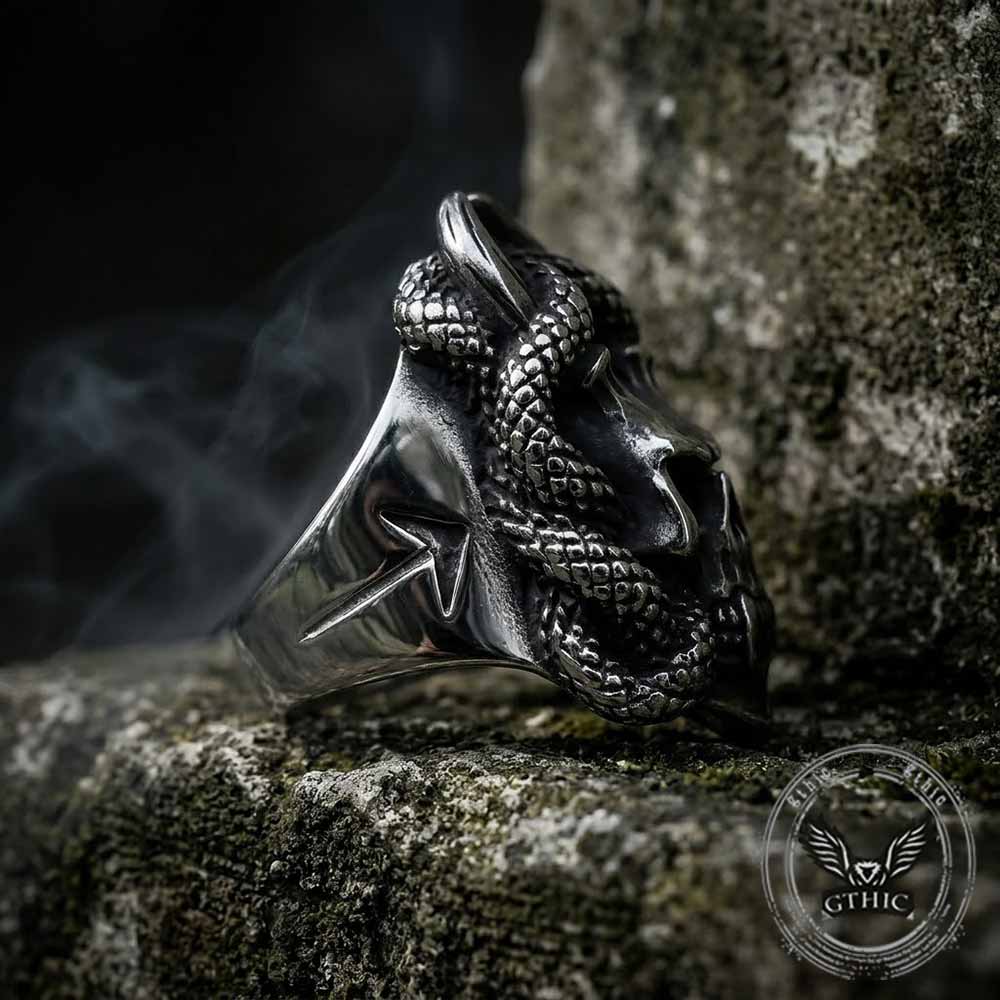 19247-gothic-snake-wrapped-horn-skull-stainless-steel-ring-4.jpg Gothic Snake Wrapped Horn Skull Stainless Steel Ring