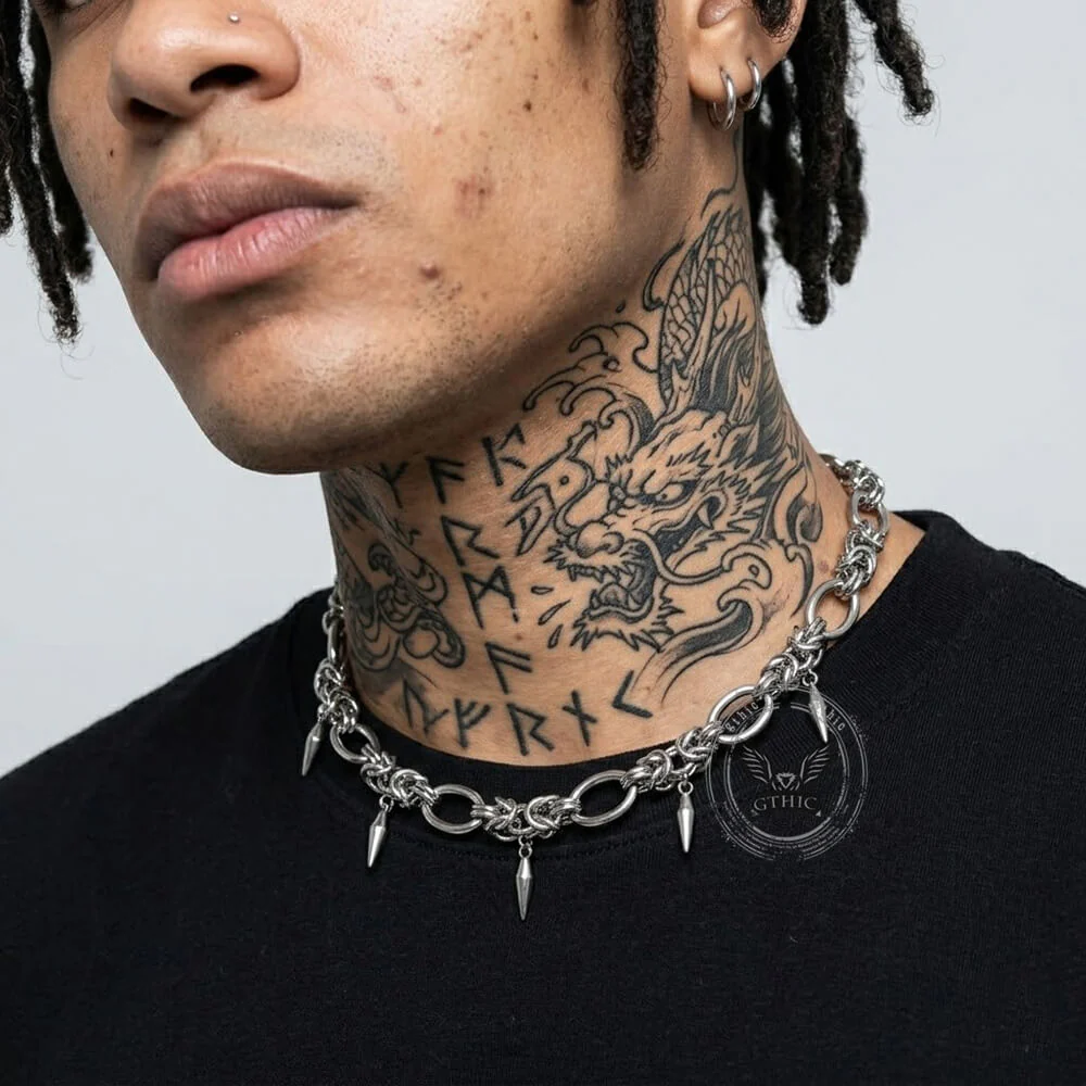 19266-hip-hop-cuban-stainless-steel-clavicle-necklace-1.webp Hip Hop Cuban Stainless Steel Clavicle Necklace