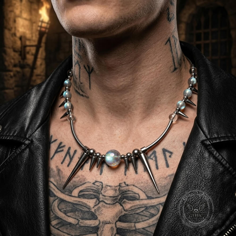 19276-punk-y2k-studded-gemstone-beaded-stainless-steel-necklace-1.jpg Punk Y2K Studded Gemstone Beaded Stainless Steel Necklace
