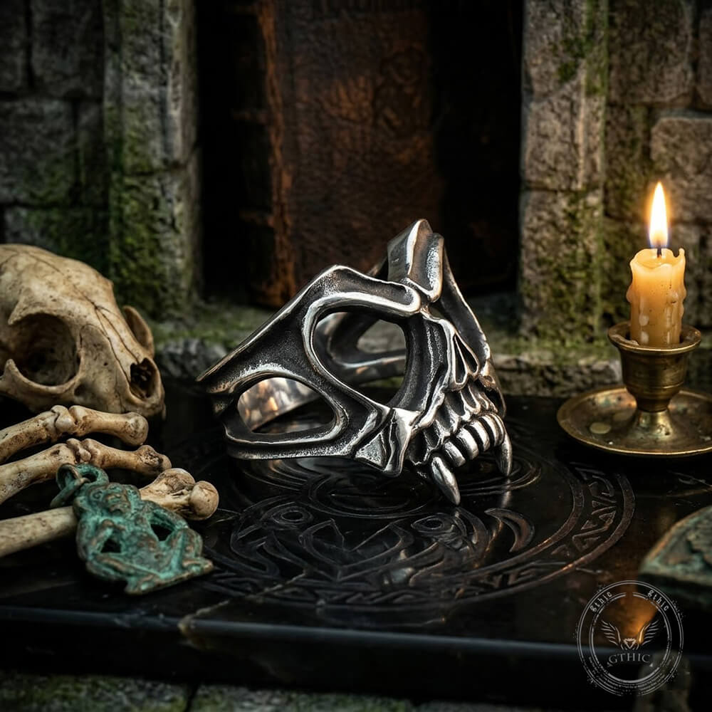 19297-gothic-skull-mask-stainless-steel-ring-5.jpg Gothic Skull Mask Stainless Steel Ring