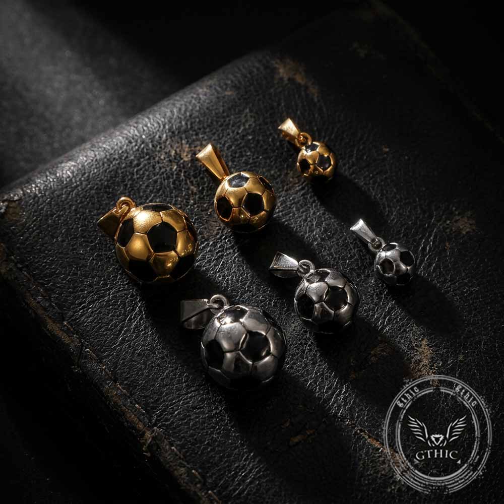 Fashion Sports Soccer Stainless Steel Pendant