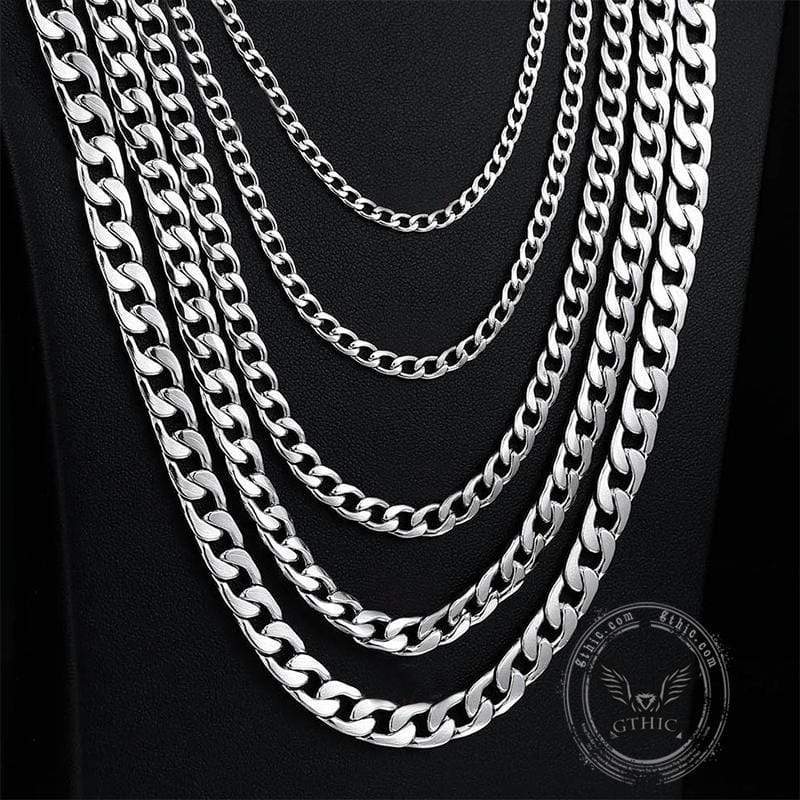 1960-cuban-link-stainless-steel-chain-1.jpg Cuban Link Stainless Steel Chain