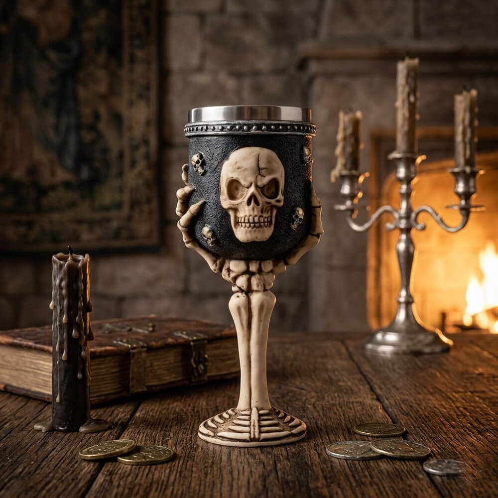 19733-gothic-skull-claw-large-capacity-stainless-steel-goblet-1.jpg Gothic Skull Claw Large-Capacity Stainless Steel Goblet