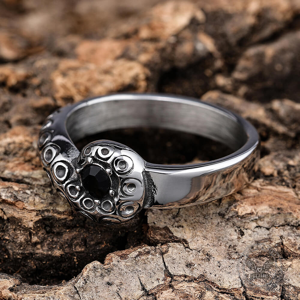 19737-dark-gem-octopus-tentacle-vintage-stainless-steel-ring-5.jpg Dark Gem Octopus Tentacle Vintage Stainless Steel Ring