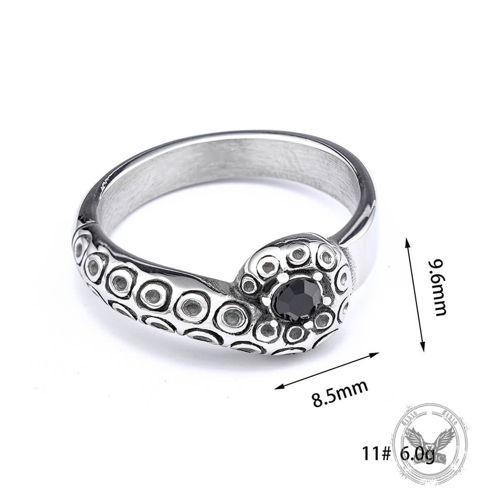 19737-dark-gem-octopus-tentacle-vintage-stainless-steel-ring-7.jpg Dark Gem Octopus Tentacle Vintage Stainless Steel Ring