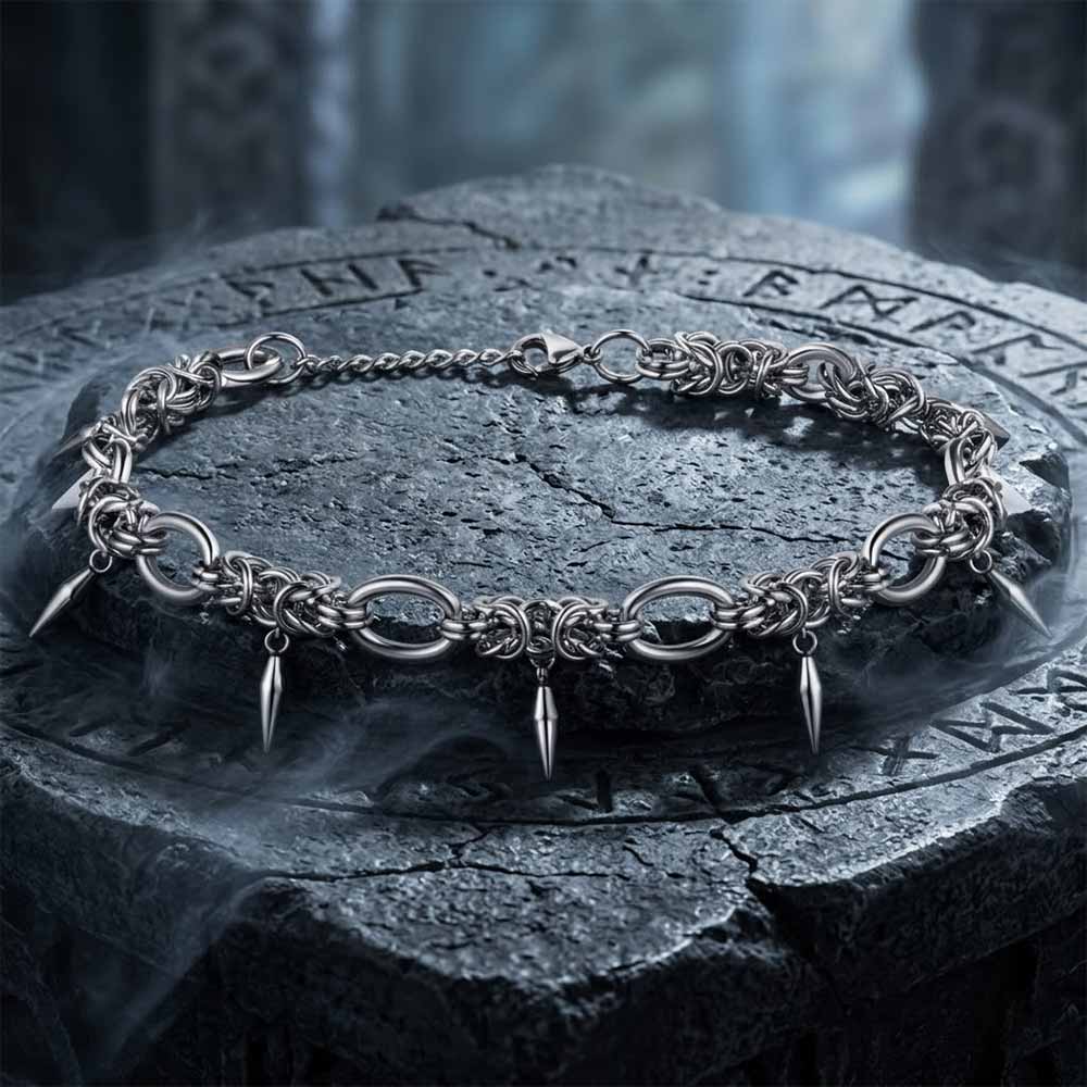19746-hip-hop-spike-stainless-steel-clavicle-necklace-1.jpg Hip Hop Spike Stainless Steel Clavicle Necklace