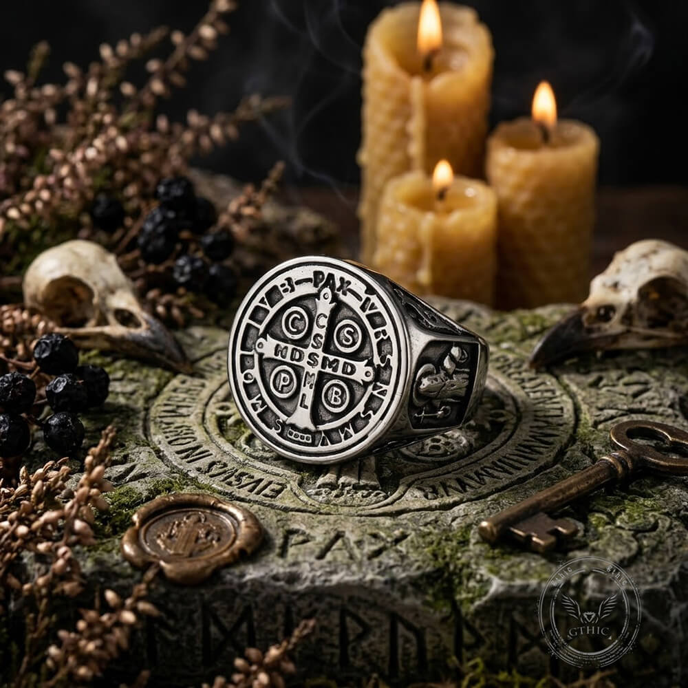 19813-vintage-st.-benedict-exorcism-stainless-steel-ring-6.jpg Vintage St. Benedict Exorcism Stainless Steel Ring