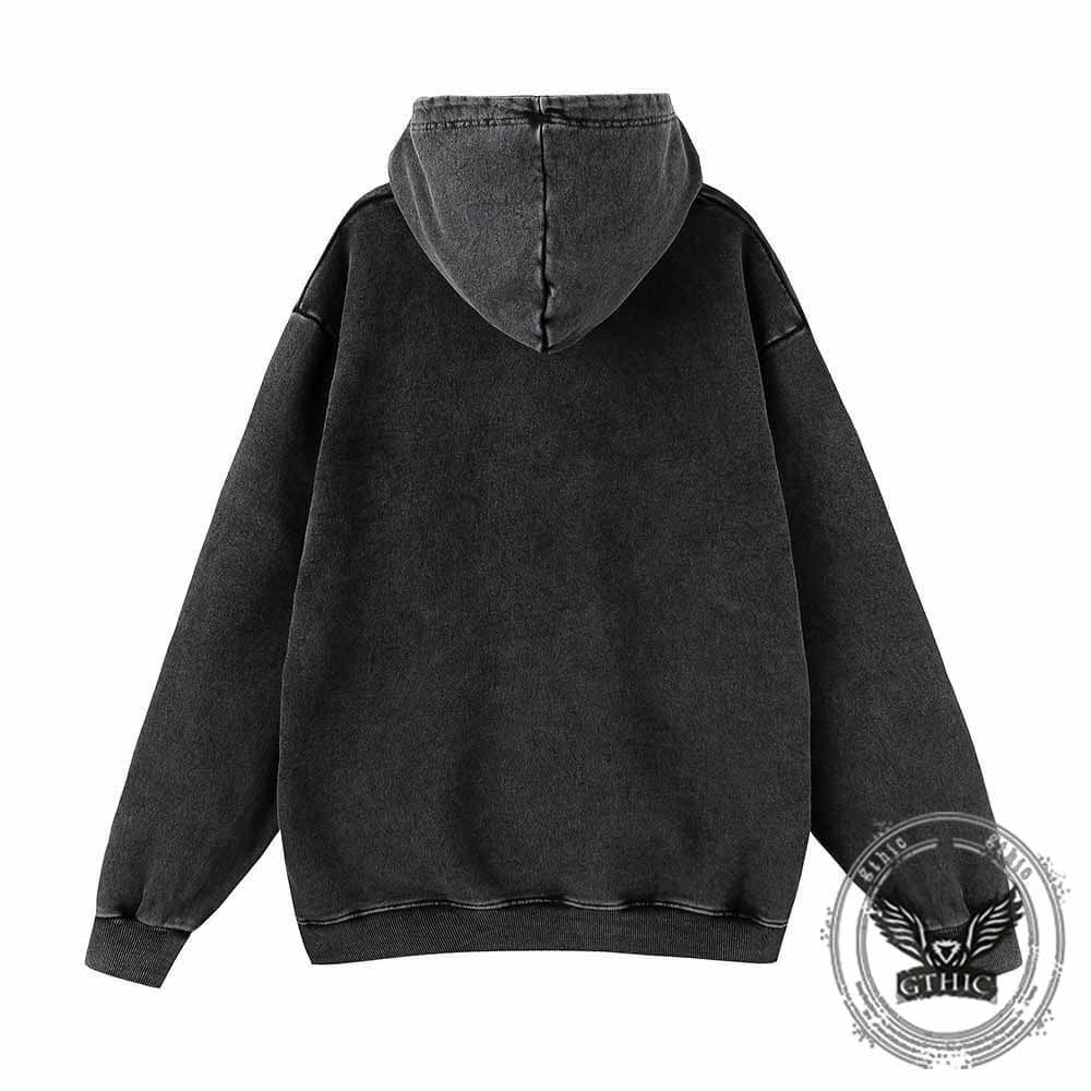 "I Just Want to Rest" Vintage Washed Cotton Hoodie