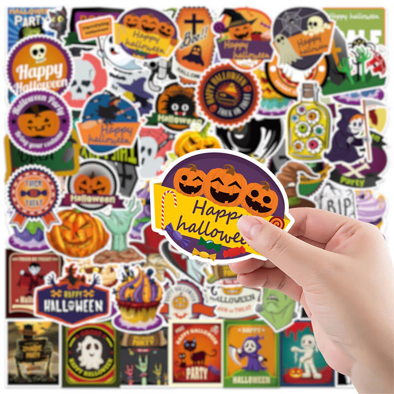 100 Pcs Halloween Themed Multi-Purpose Stickers