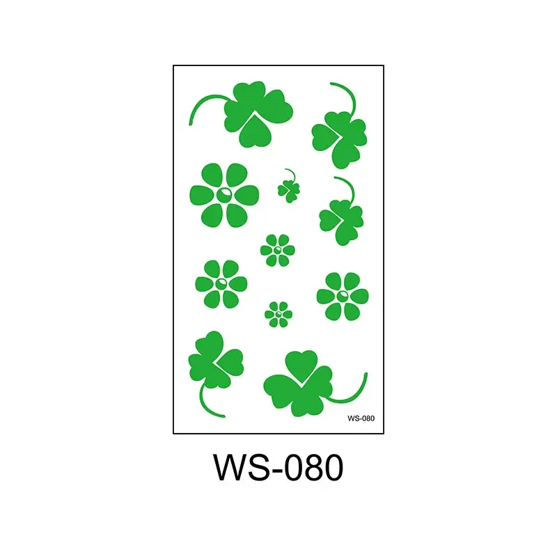 10Pcs Waterproof Saint Patrick's Day Temporary Tattoos Stickers