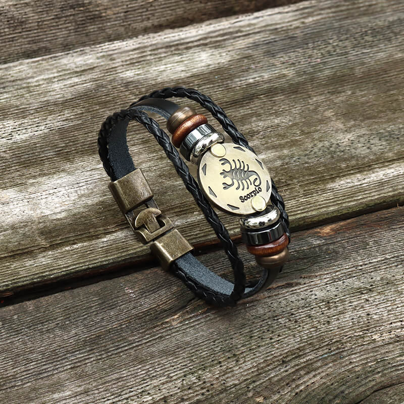 19921-12-constellation-alloy-leather-bracelet-13.jpg 12 Constellation Alloy Leather Bracelet