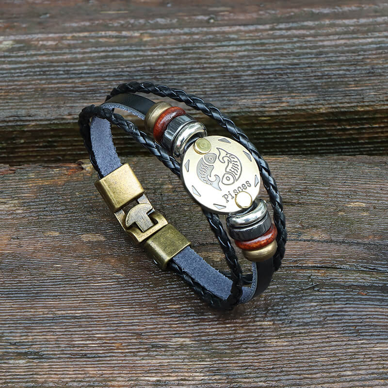 19921-12-constellation-alloy-leather-bracelet-6.jpg 12 Constellation Alloy Leather Bracelet