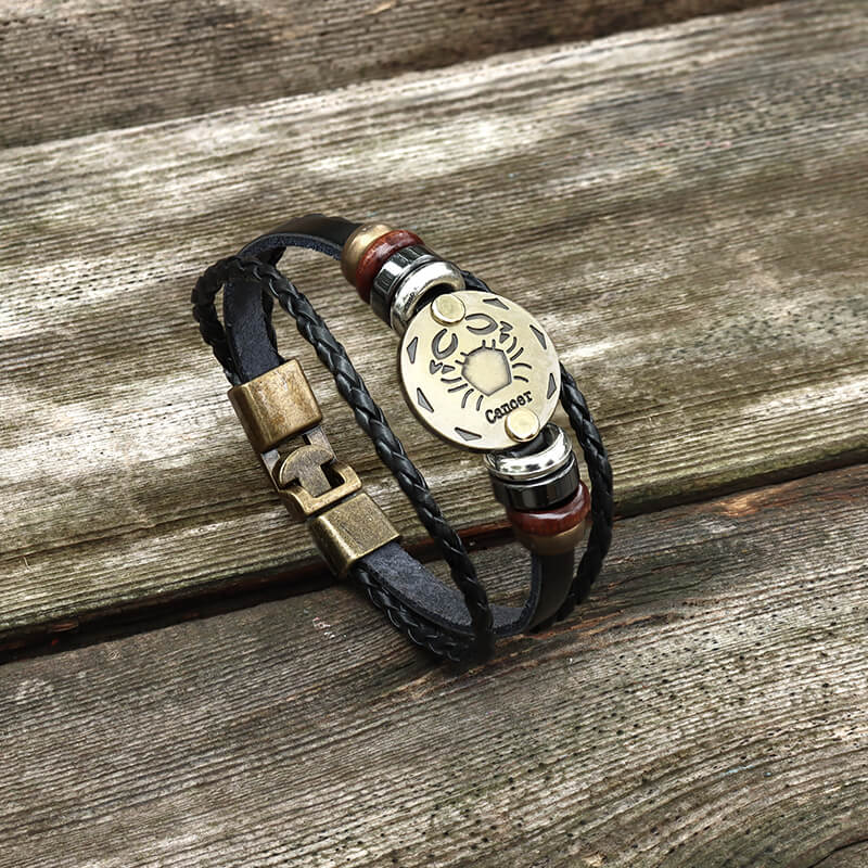 19921-12-constellation-alloy-leather-bracelet-8.jpg 12 Constellation Alloy Leather Bracelet