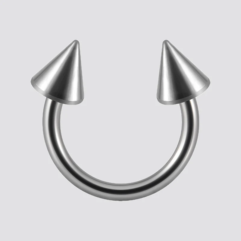 16G Arrow Titanium G23 Titanium Piercing Ring