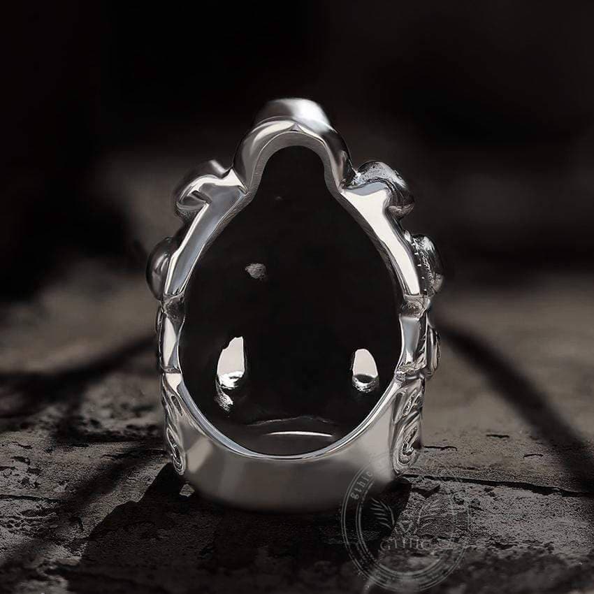 2092-death-skull-crown-stainless-steel-ring-6.jpg Death Skull Crown Stainless Steel Ring