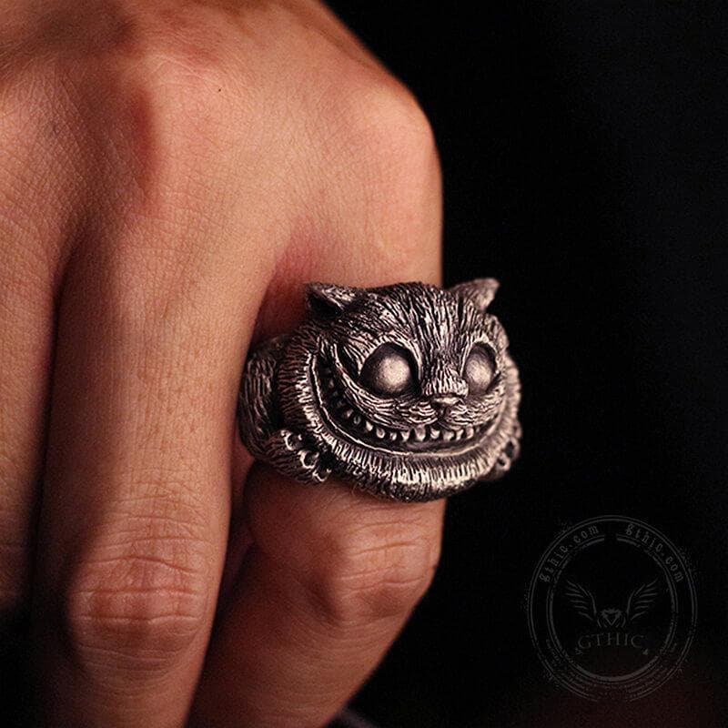 2117-smiling-cat-stainless-steel-ring-3.jpg Smiling Cat Stainless Steel Ring