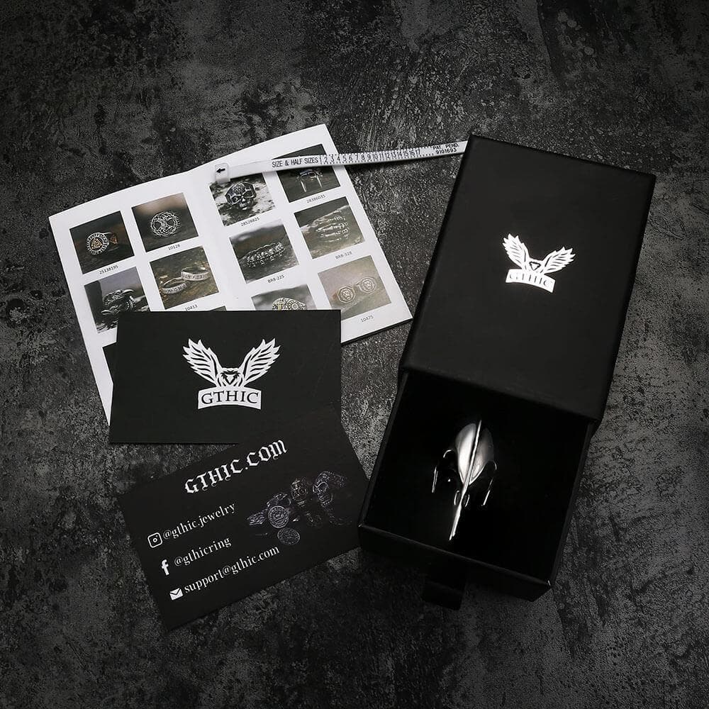 2201-crow-head-stainless-steel-beast-ring-8.jpg Crow Head Stainless Steel Beast Ring